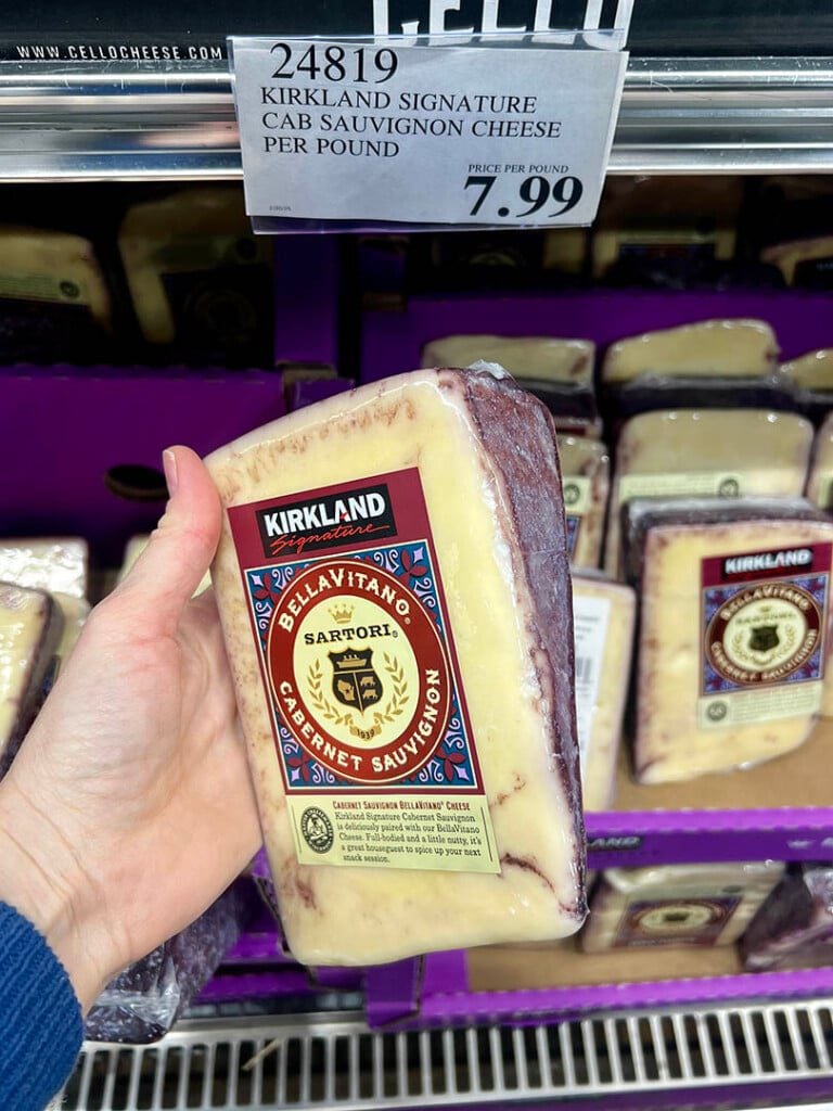 kirkland cabernet wine cheese