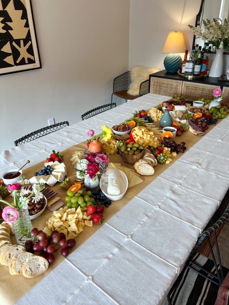 costco grazing table step 6 fruit