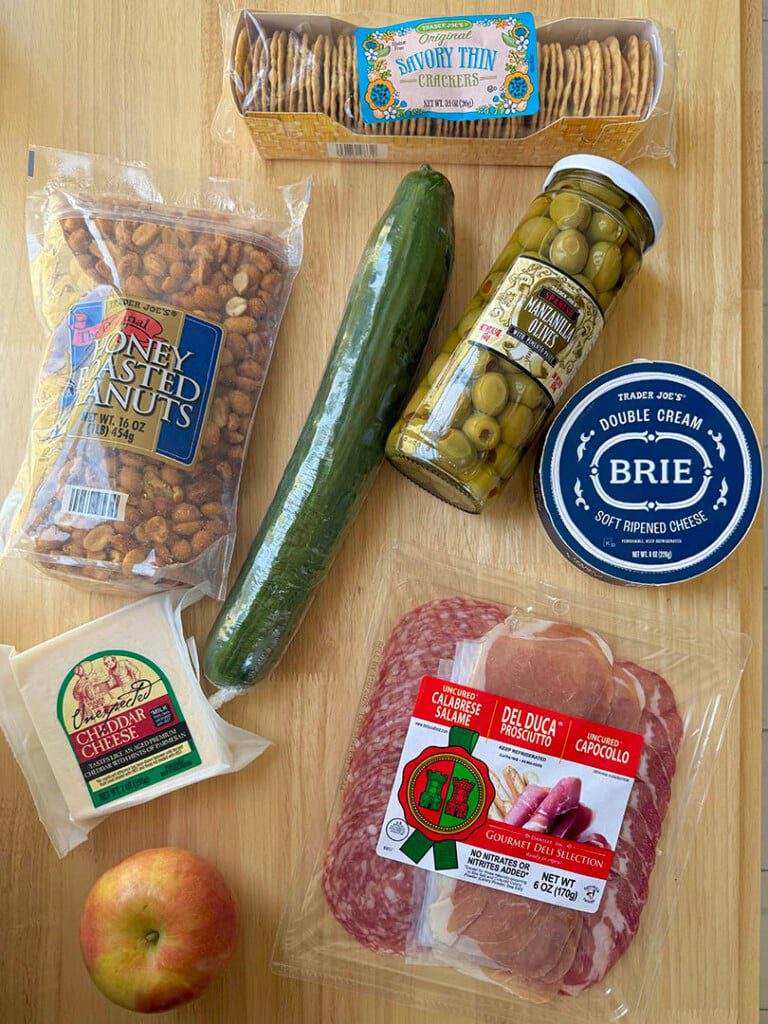 Trader Joe's $25 charcuterie board ingredients
