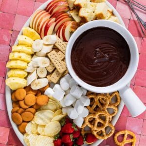 chocolate fondue & fruit dippers