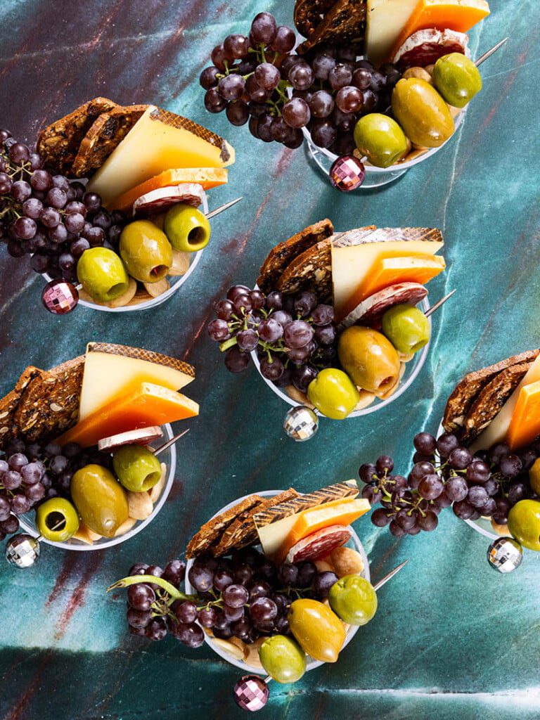coupe charcuterie cheese fancy NYE
