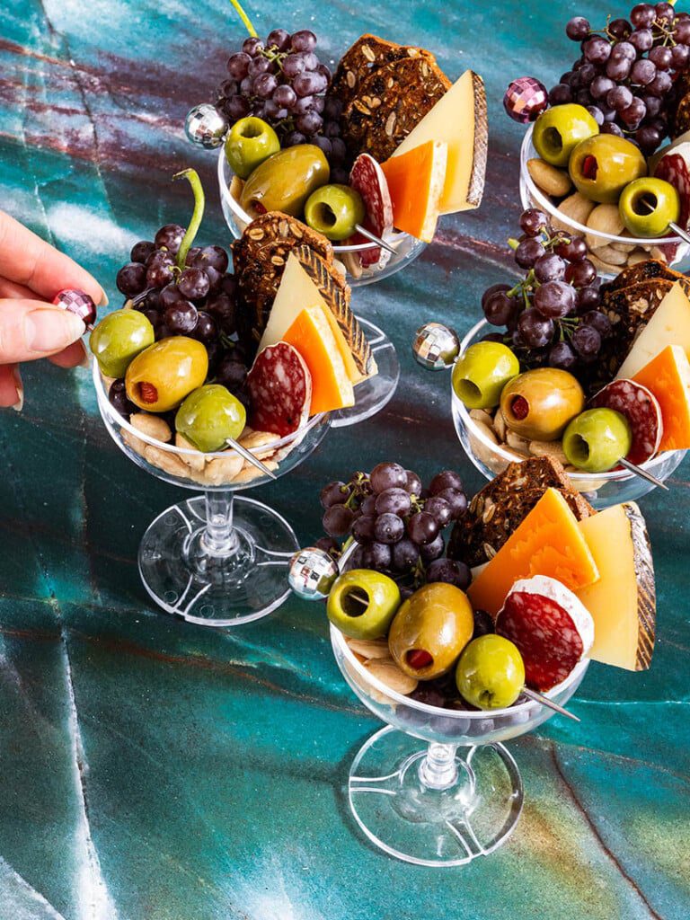 fancy charcuterie cups