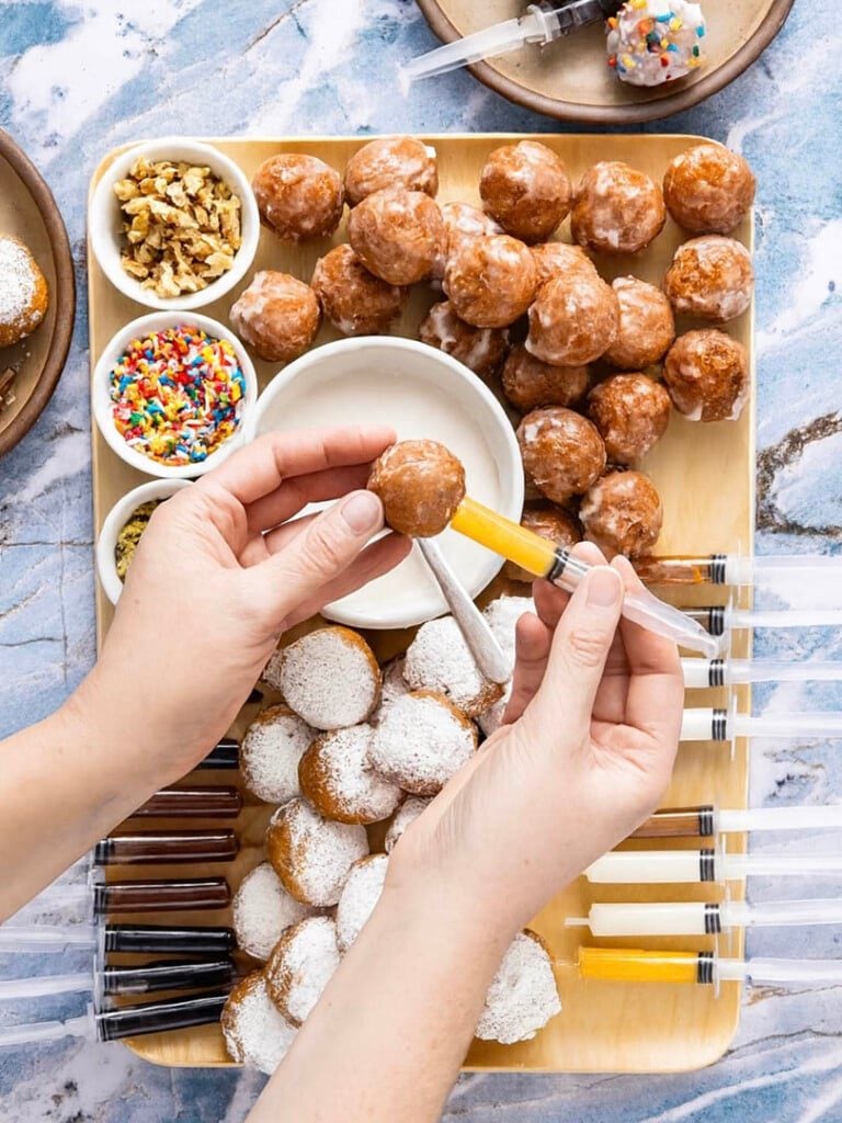 sufganiyot donut board