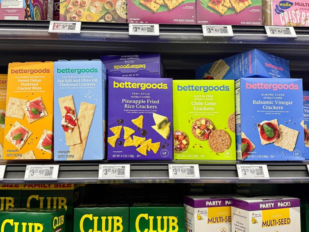 bettergoods walmart cracker selection