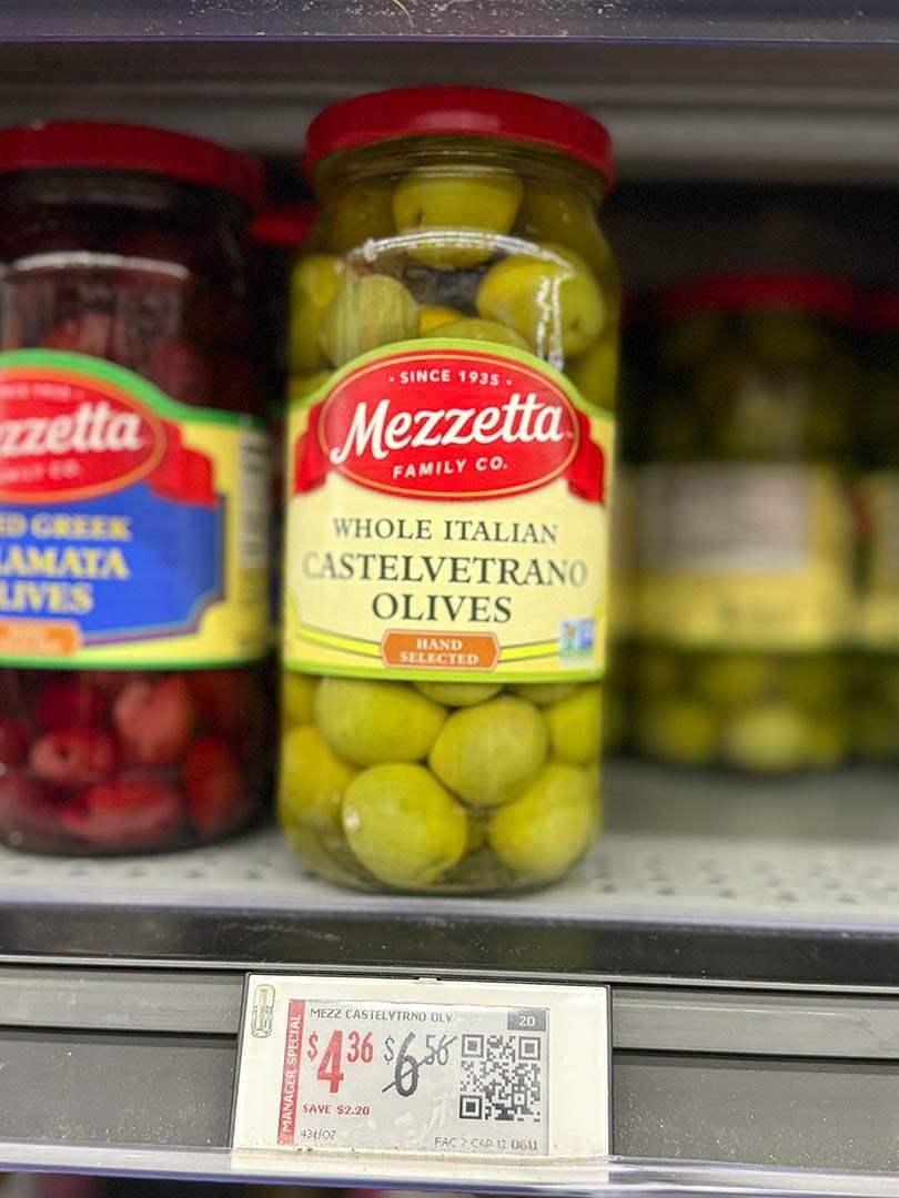 walmart castelvetrano olives mezzetta
