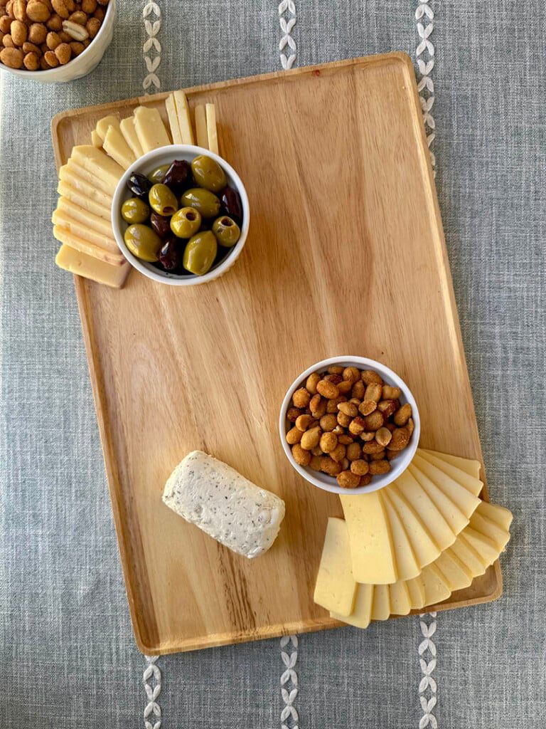 Walmart charcuterie board step 2