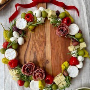 christmas wreath charcuterie recipe