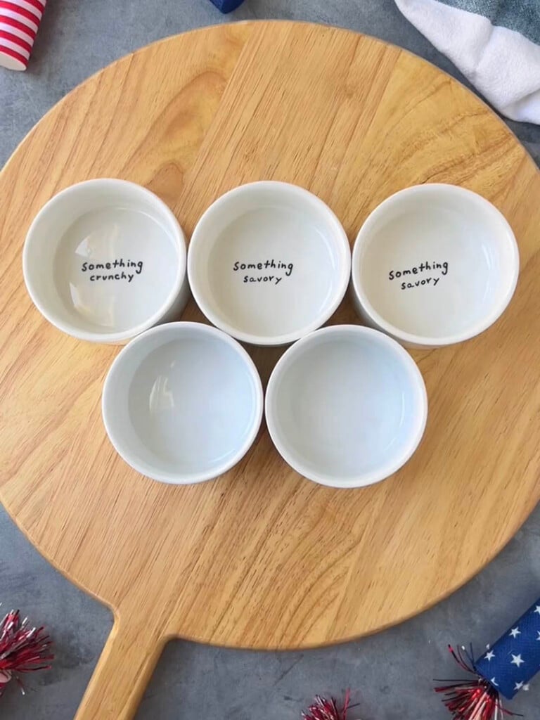 olympics cheese board step 1