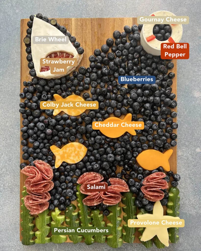 “Shark-Coochie” Board Ingredients List