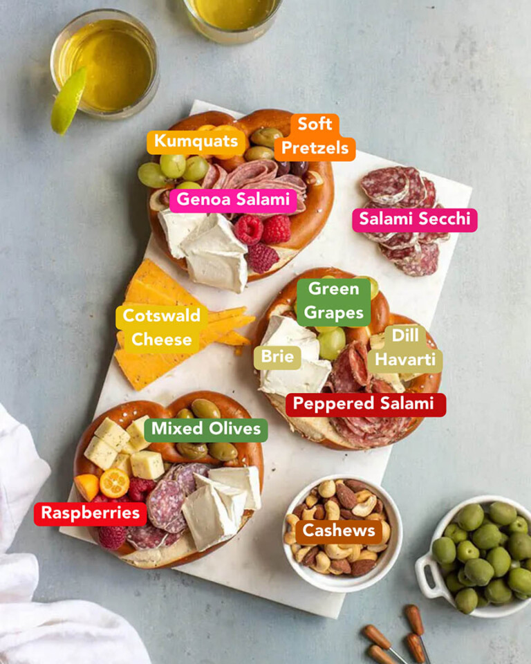 German Pretzel Charcuterie Board | Ain’t Too Proud to Meg