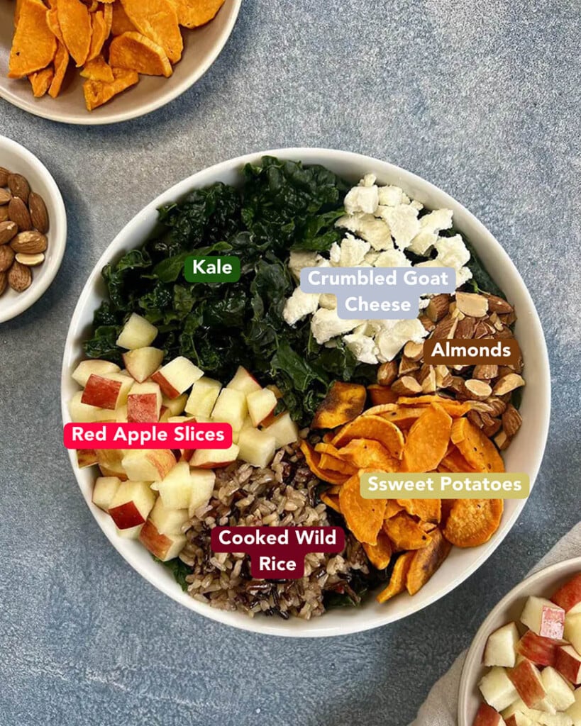 Warm Winter Salad Recipe with Lemon Miso Dressing Ingredients List