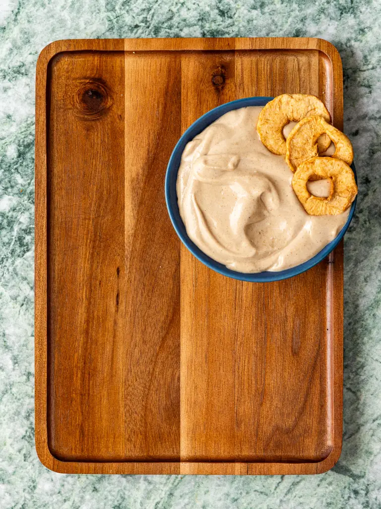 Apple Butter cream cheese dip board step 1