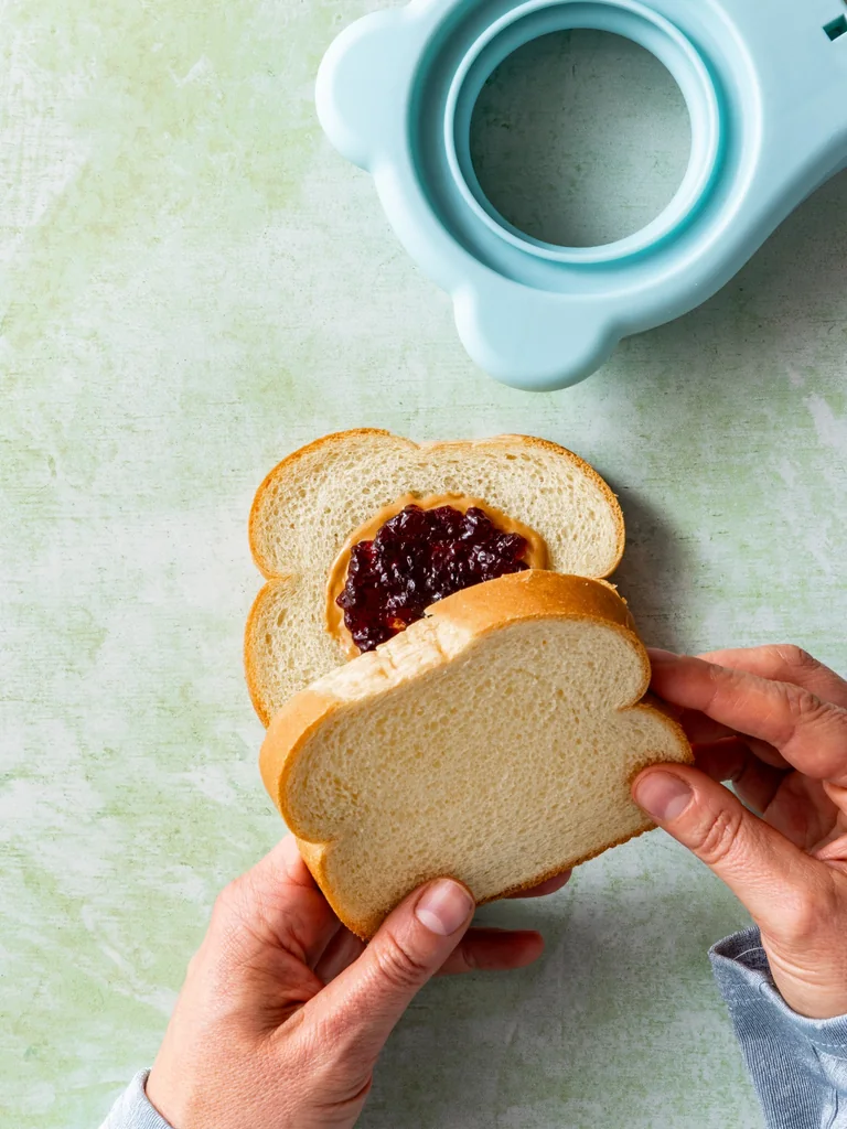 PB & J homemade uncrustables step 2