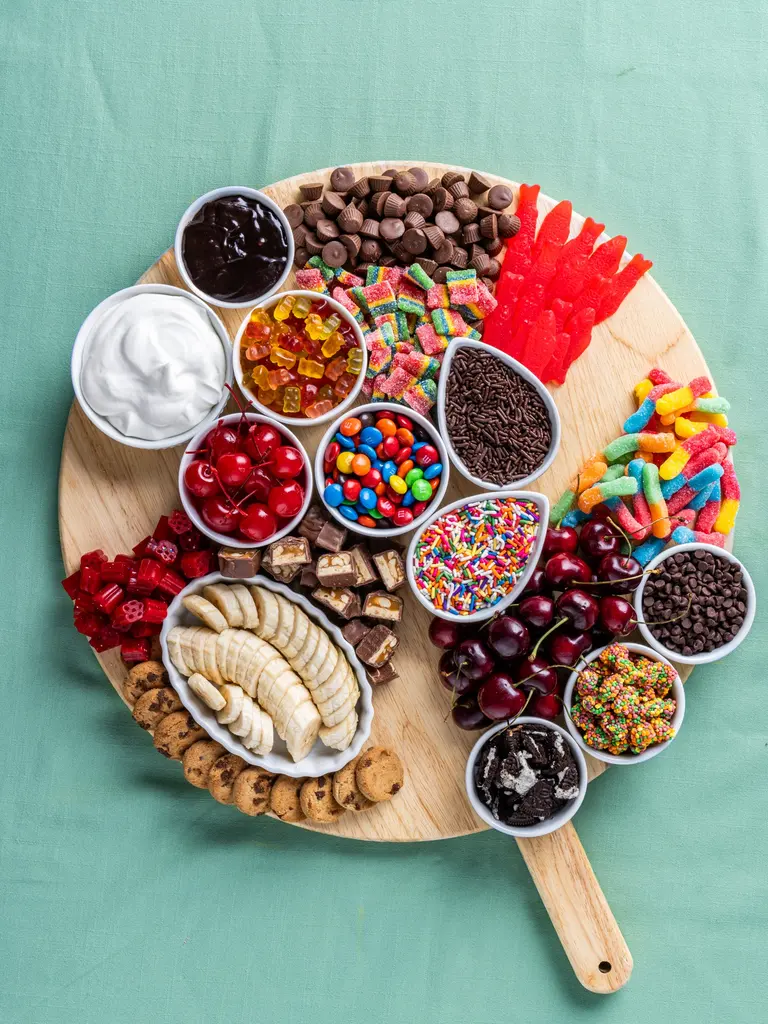 ice cream toppings step 5 cookies snickers