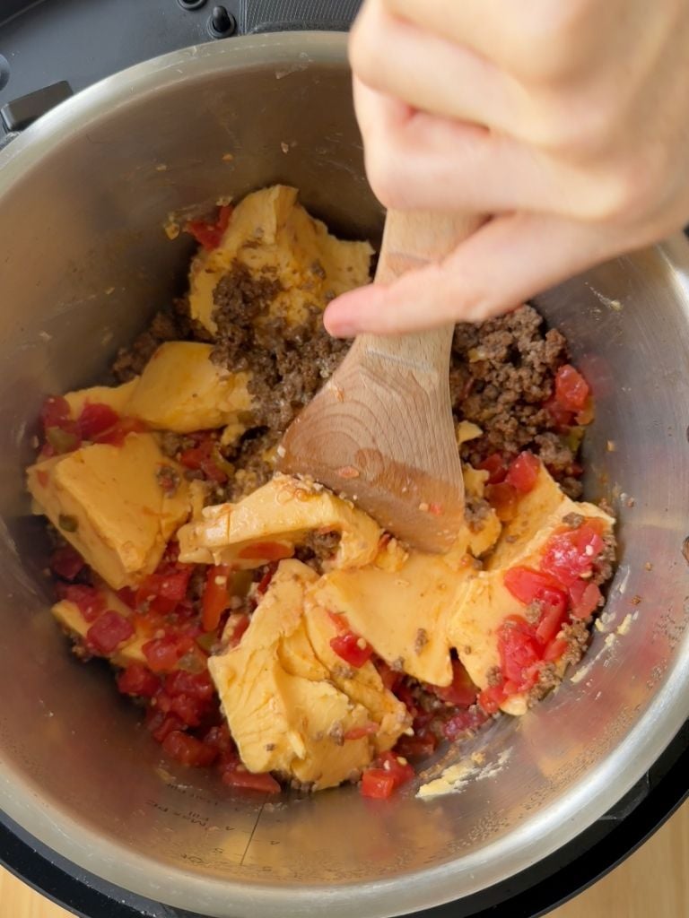 rotel dip recipe step 5