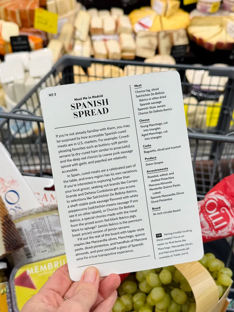 The Charcuterie Board Deck Shop ingredients list